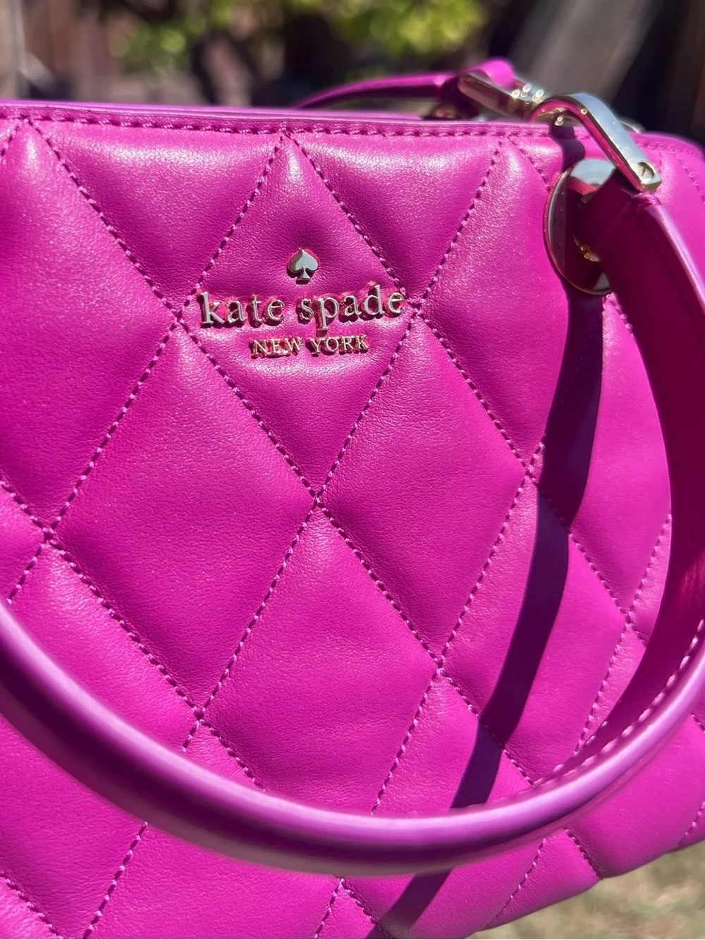 kate spade Quilted Mini Top-Handle Bag